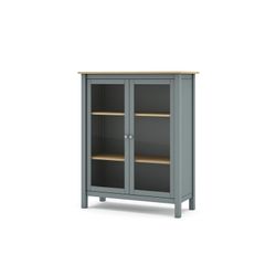 Vetrina, 90 x 40 x 110 cm, in legno di pino verde | Collezione Misti