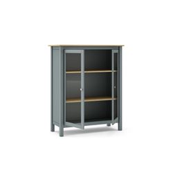 Vetrina, 90 x 40 x 110 cm, in legno di pino verde | Collezione Misti