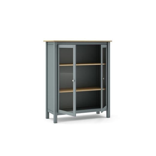 Vetrina, 90 x 40 x 110 cm, in legno di pino verde | Collezione Misti