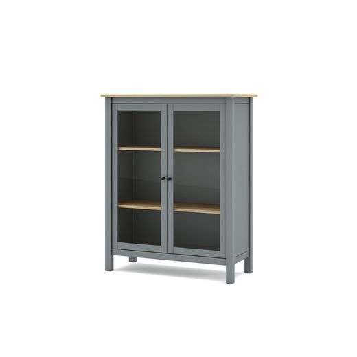 Vetrina, 90 x 40 x 110 cm, in legno di pino verde | Collezione Misti