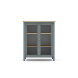 Vetrina, 90 x 40 x 110 cm, in legno di pino verde | Collezione Misti