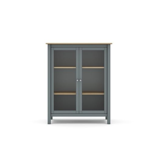 Vetrina, 90 x 40 x 110 cm, in legno di pino verde | Collezione Misti