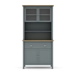 Vetrina, 90 x 40 x 180,5 cm, in legno di pino verde | Collezione Misti